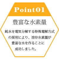 水素水サーバー・い～水H2のポイント1